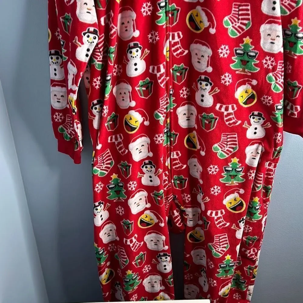 Adult Christmas Fleece Hooded One Piece Outfit xxL